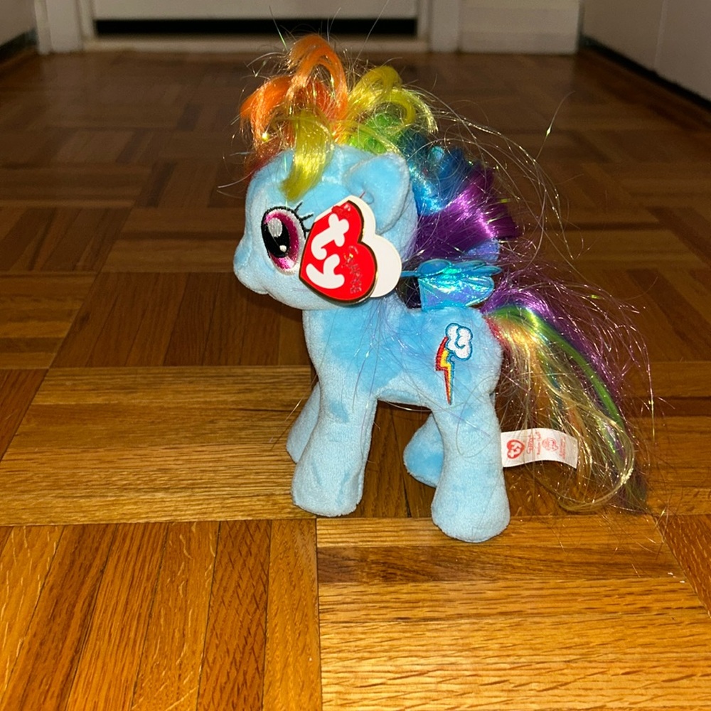 The beanie babies collection - Rainbow Dash NWT